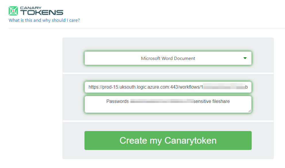 Integrating Canary Tokens with Microsoft Sentinel